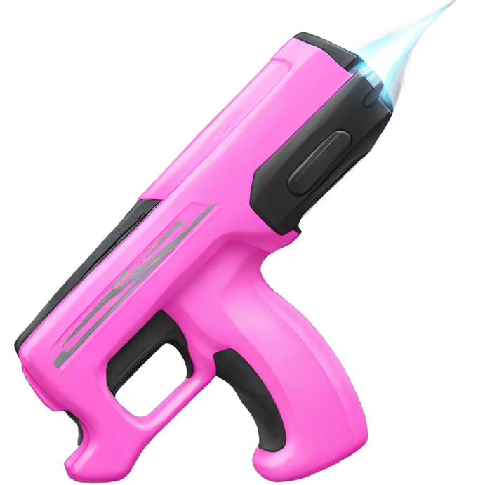 Small pink Self-defense taser emoji