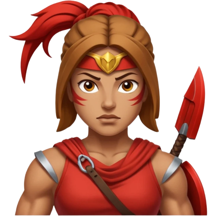 strong spartan woman emoji