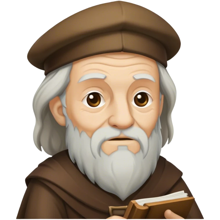 Old man Medieval poet emoji