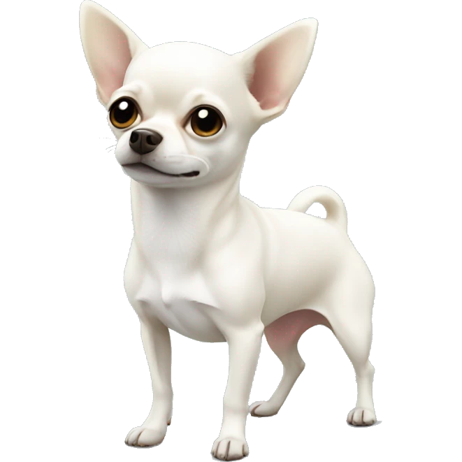 White chihuahua emoji