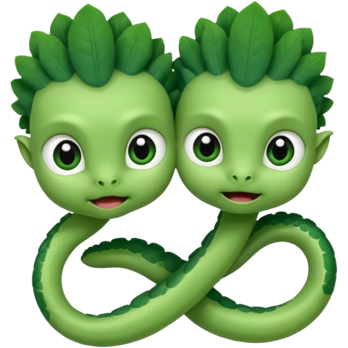 Baby hydra – Two heads, playful eyes






 emoji