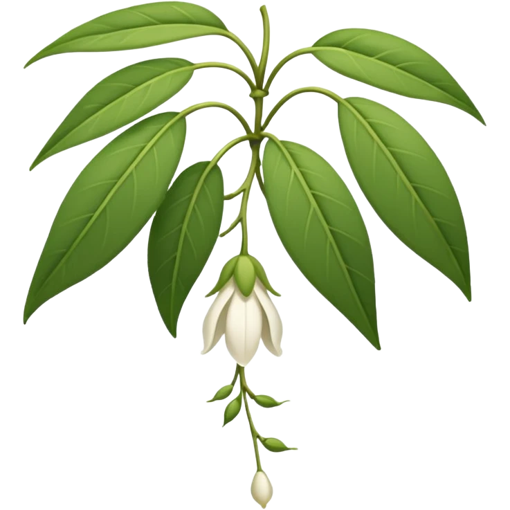 wilted jasmine emoji emoji