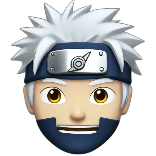 Kakashi from Naruto emoji