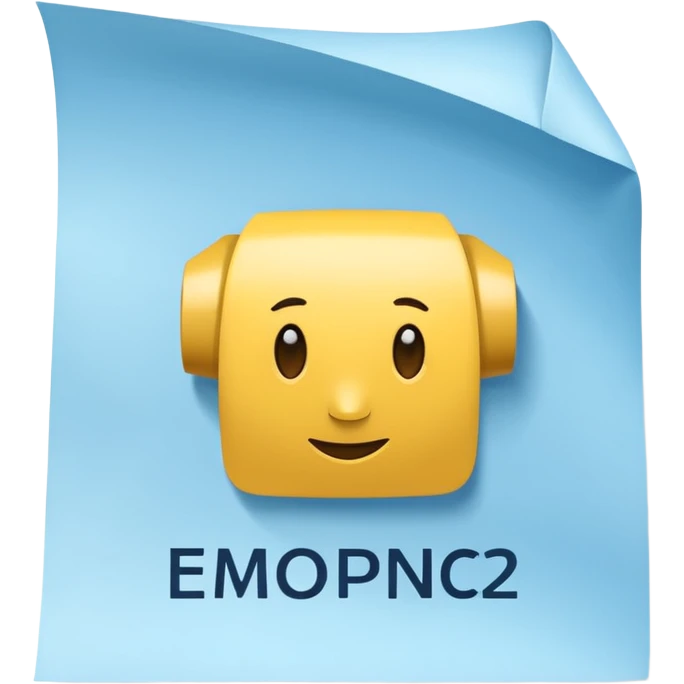 formula E=mc² on a sheet of paper emoji