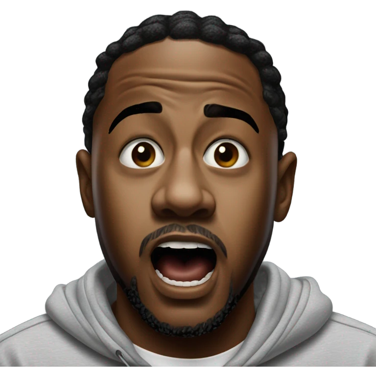 Kendrick Lamar being slapped emoji