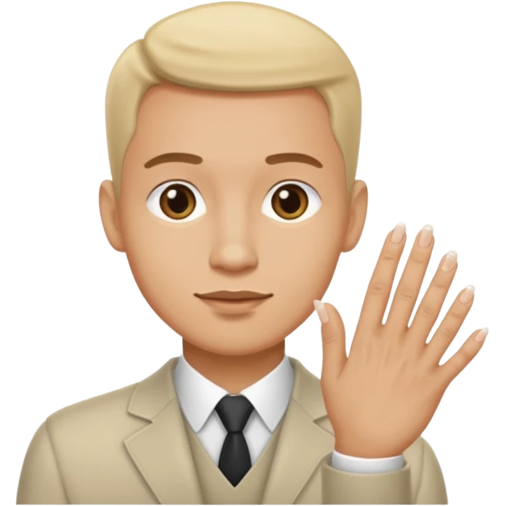 fingernails man emoji