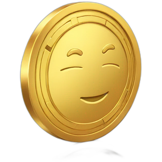 shinning gold coin emoji