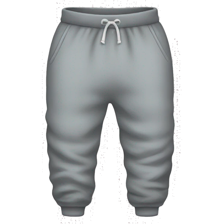 Gray sweatpants emoji