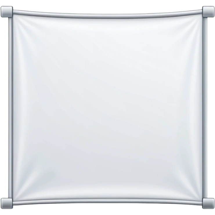 white banner emoji