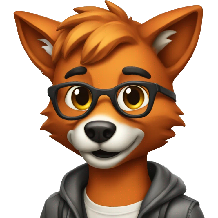Chemical fox emoji