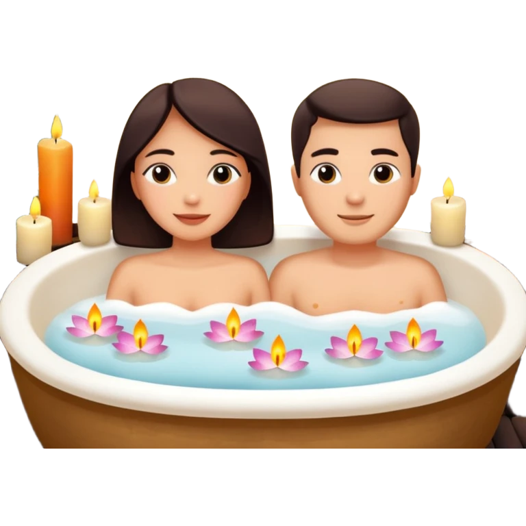 ubud massage bath couple emoji