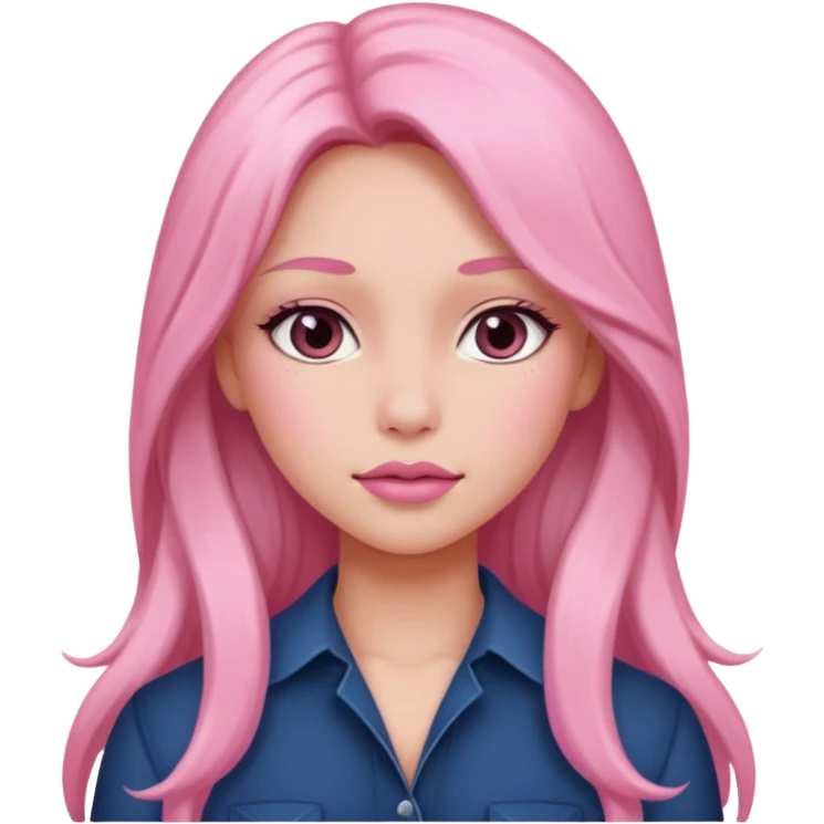 Pink pretty girl sexy emoji
