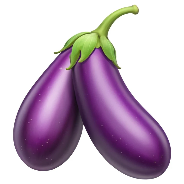 Rainbow eggplant emoji