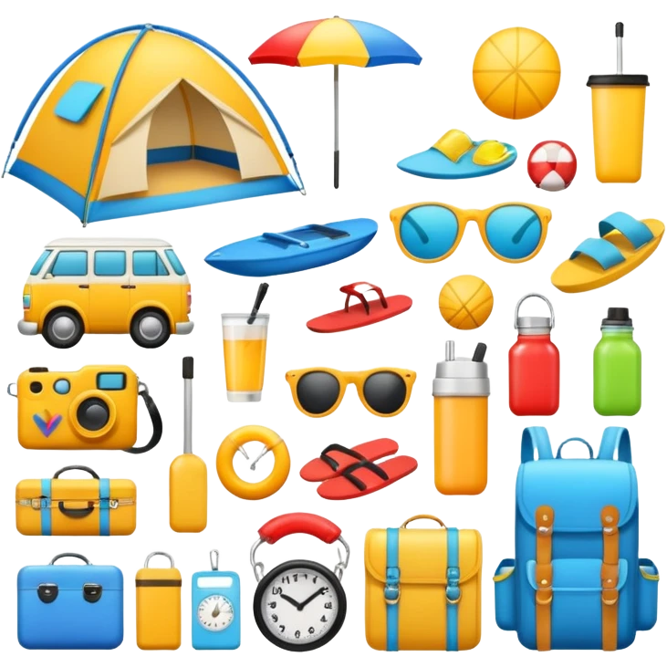 vacation equipment emoji