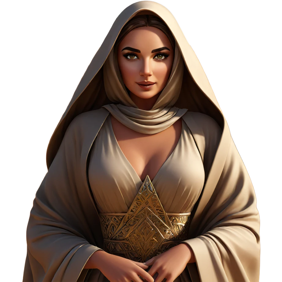 desert beauty in elegant dress emoji