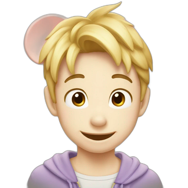 Mickey Mouse シルエット emoji