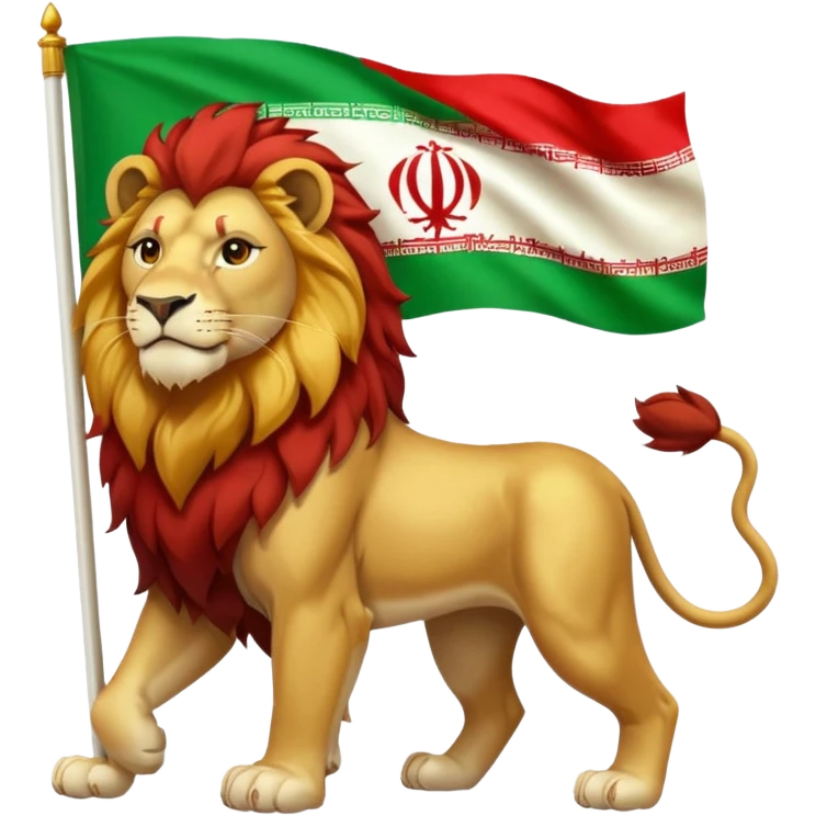 🦁🇮🇷 emoji