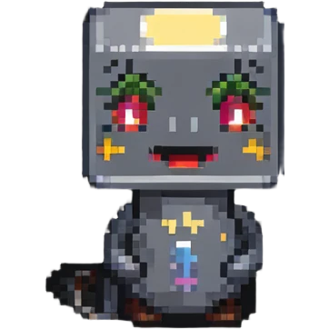animated lamp with face emoji