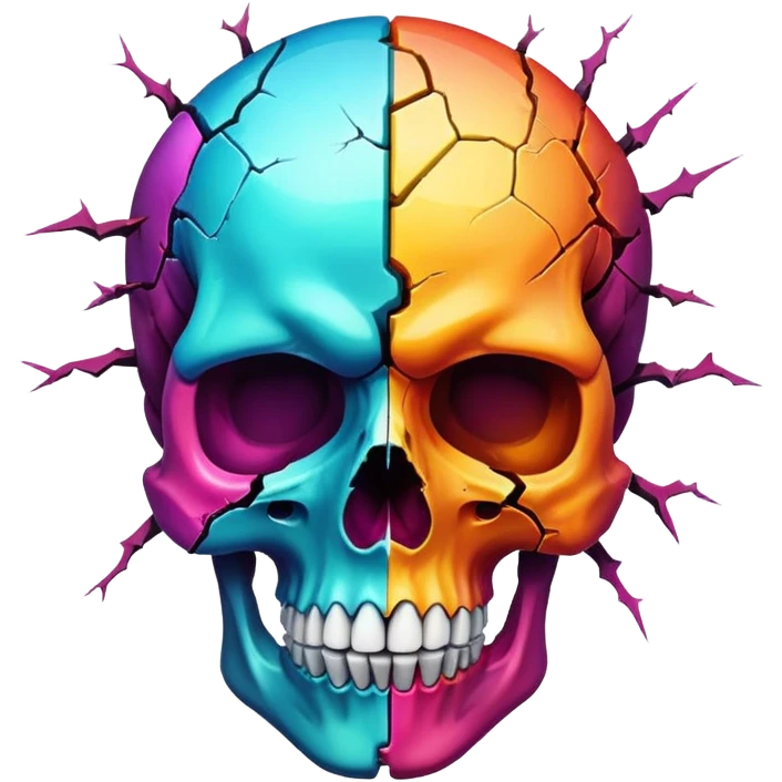 skull x mind blown emoji