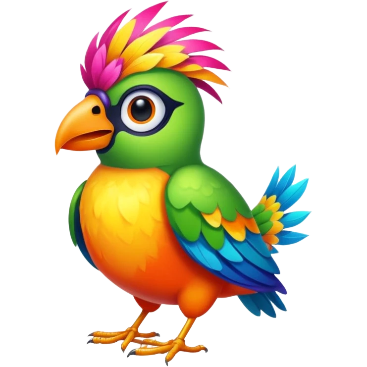 trpical bird emoji