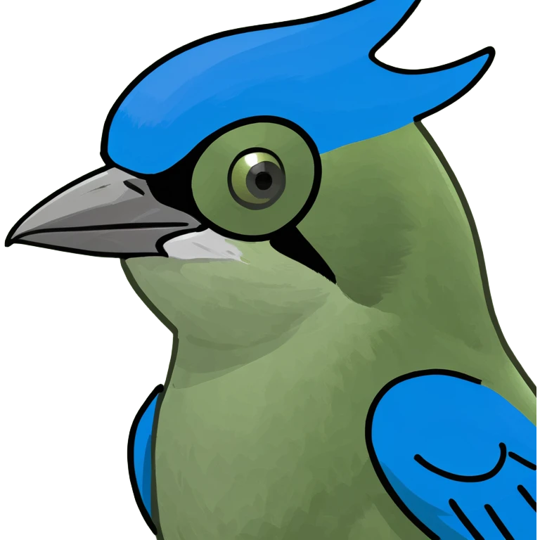 Blue jay emoji