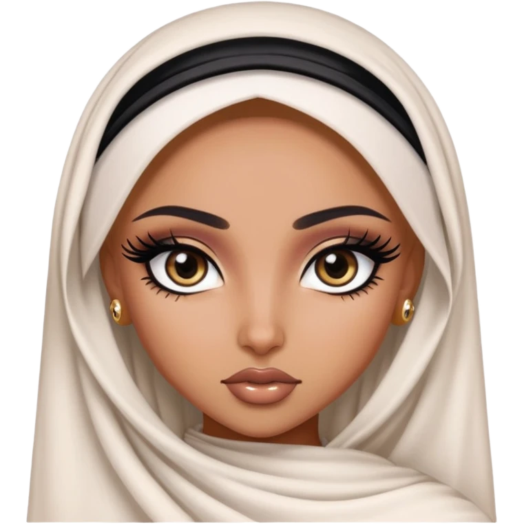 arabian, pretty eyes, black eyeliner, pretty bratz baddie emoji