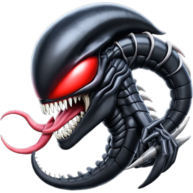 Venom-Xenomorph-Darkrai-Genesect-fusion  emoji