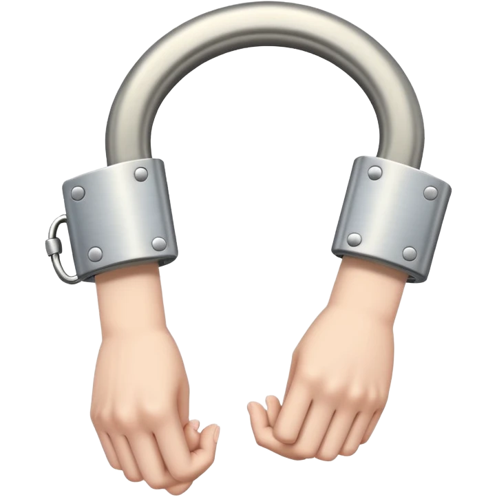 cuffed hand emoji