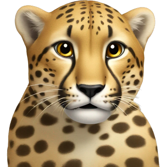 Enthusiastic dedication cheeta emoji