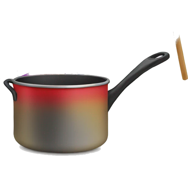 pan heating a lgbtq flag emoji