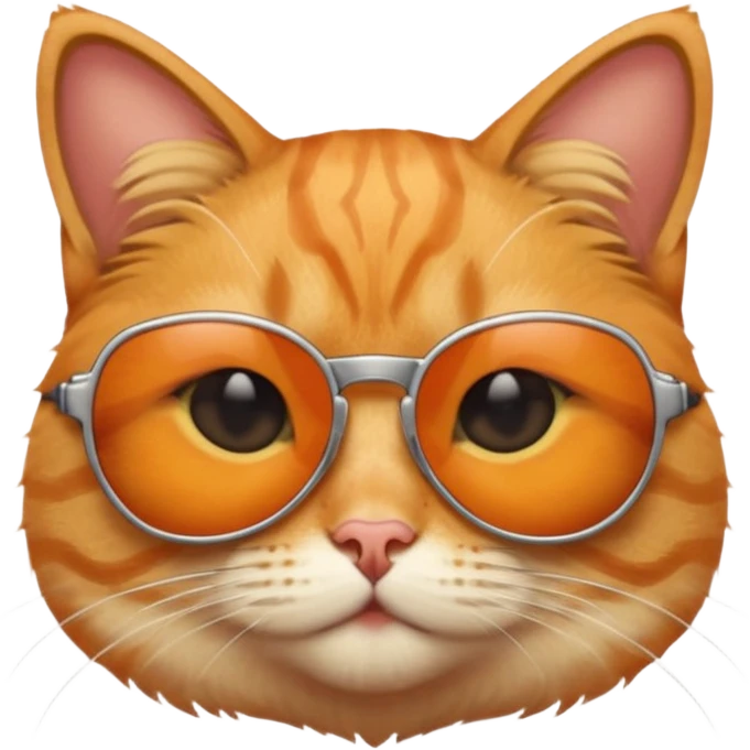 Cat wearing sunglasses emoji