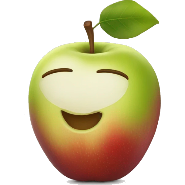 Une pomme emoji