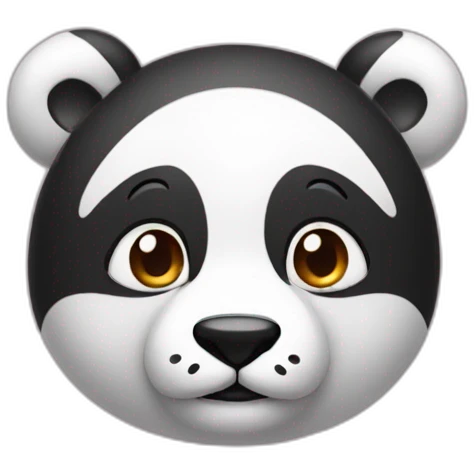 🐼 mixed with 🧢 emoji
