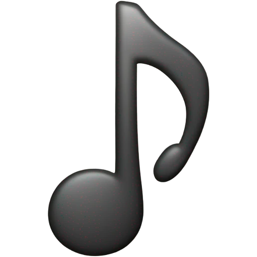 Half note  emoji