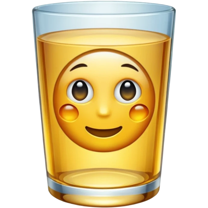 glass made of gold emoji