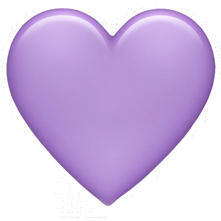 lilac purple heart emoji