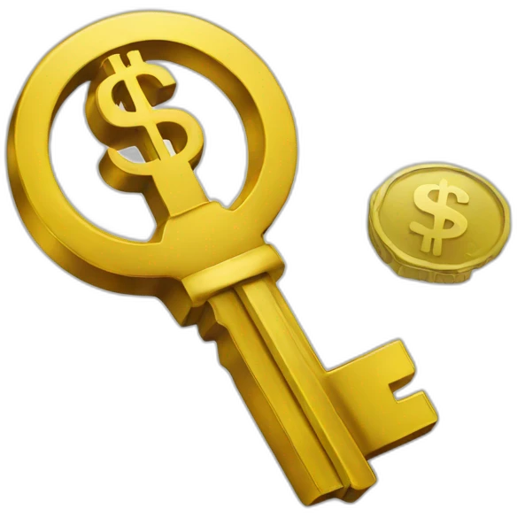 the dollar key emoji