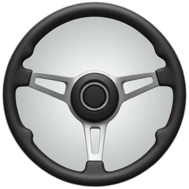 Steering wheel f1 emoji