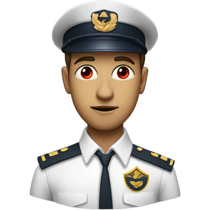 Red eye Airline Pilot emoji