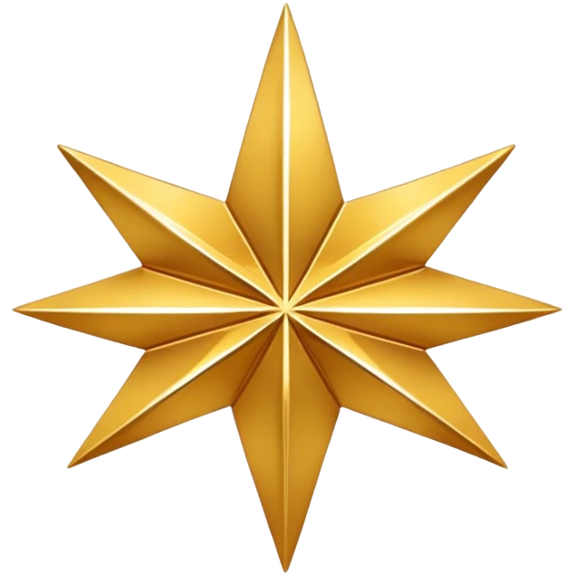 eight-pointed star emoji