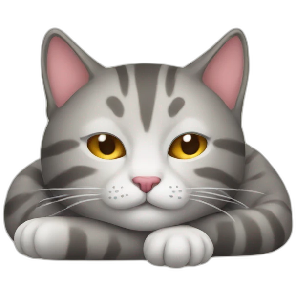 Sleep cat emoji