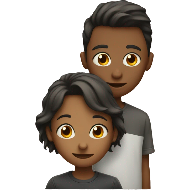 Boy and girl kissing  emoji