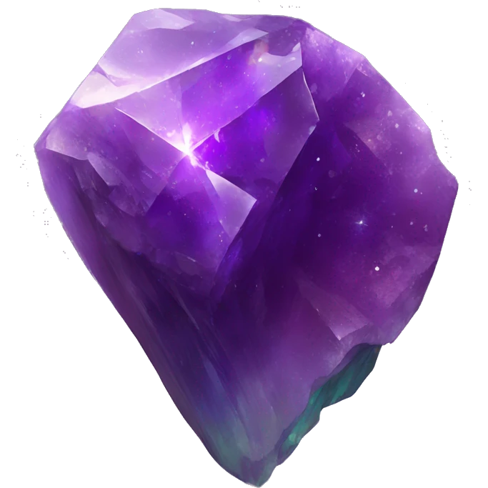 Rainbow Amethyst Chunk gem emoji