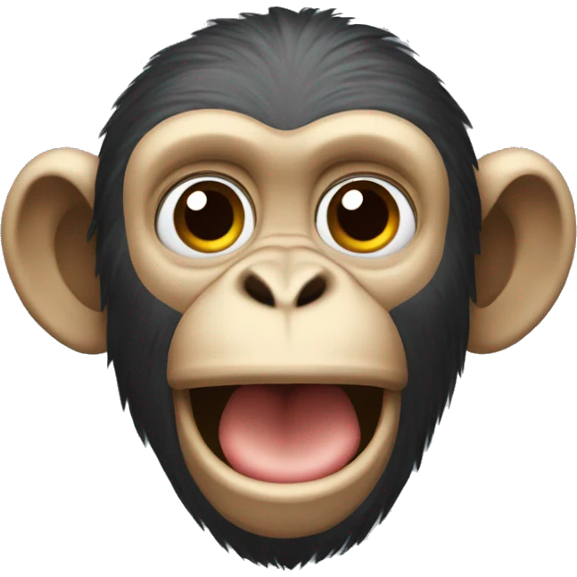 Monkey breakcancing on its head emoji