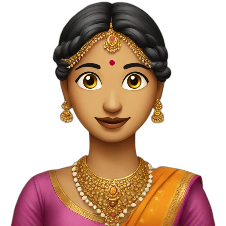 a rajasthani girl emoji