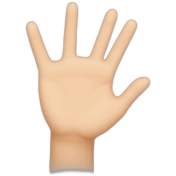 Cœur avec mains emoji