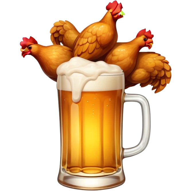 beer with wings emoji