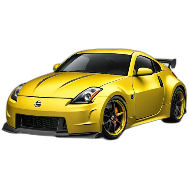 350z rallye tuning yellow emoji