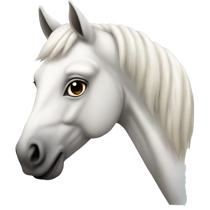 cavallo bianco emoji