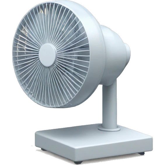 minimal 3d Table-Fan emoji